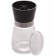 Moedor de Tempero 170ml de Vidro Com Tampa Preta
